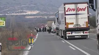 Протест и блокада  на патниот правец  Прилеп - Градско