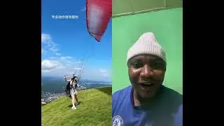 An Epic Paragliding Takeoff!🪂✨ #paragliding #highwing #duet