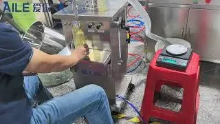 (Dual use)AILE Cream Wax Ointment Liquid Semi Automatic Vertical Filling Machine Test