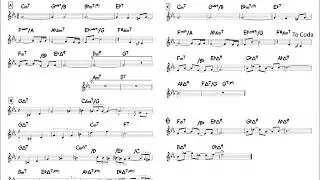 Great Pumpkin Waltz - Jazz Play Along - BPM 160