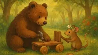 Bramble the Bear and the Crushed Cart 🐻 | A Story About Responsibility and Making Things Right