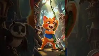 Adorable 3D Kittens Helps Mouse Repair Bridge: Cute Animated Adventure!