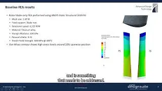 Axial Turbine CFD and FEA Analysis