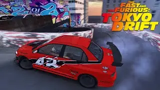 FIZ DRIFT COM O LANCER EVOLUTION DO VELOZES E FURIOSOS TOKYO DRIFT! - Assetto Corsa