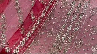 👉 Handmade 2025 Organza Boutique Gotta Patti dress|#gota Patti Work on duppata#Mehndi@ZahrasFashion