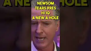 NEWSOM TEARS TRUMP A NEW A HOLE- DAVOS