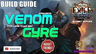 [Path Of Exile 3.13] Venom Gyre Assassin Budget build guide for less than 50c! -Budget Series