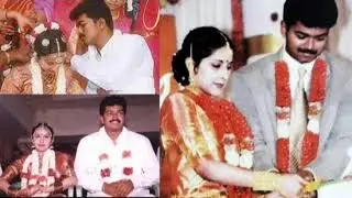 Vijay and sangeetha Vijay rare pics