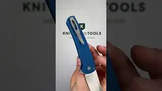 Pro Tech Malibu 5405 BLUE, Stonewashed CPM MagnaCut, Reverse Tanto, Blue  Aluminum pocket knife