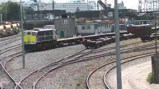 IE Loco 074 + Materials  train @ Northwall