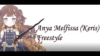 Anya melfissa (KERIS) freestyle as weapon arts performance - Hololive ID 2nd generation