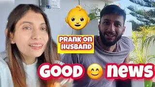 *PRANK* i am PREG**NT prank on husband #prankonhusband