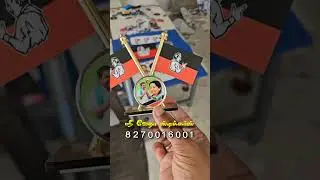 premium quality sticker combo ADMK flag mobile sticker printing