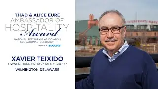2017 Ambassador of Hospitality Award Winner - Xavier Teixido - Harry's Hospitality Group
