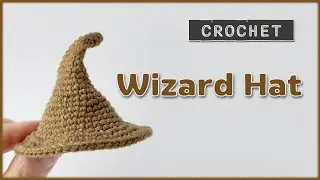 Crochet Wizard Hat for amigurumi toys | Easy Crochet Tutorial