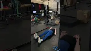 Foam Roller Active Leg Raises w/ Hamstring ISO Hold