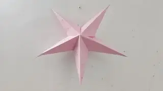 ⭐Paper star making | Easy star making from one paper