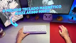 O MELHOR TECLADO MAGN&Eacute;TICO CUSTO BENEFICIO!! - AJAZZ AK680 MAX