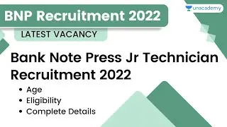Bank Note Press Jr Technician Recruitment 2022 | Latest Job Vacancy 2022 | Complete Details