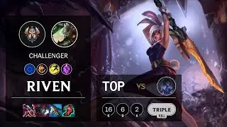 Riven Top vs Sylas - EUW Challenger Patch 11.24