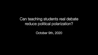 Can teaching students real debate reduce political polarization?