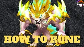 How To Rune A Guardian 2A Eshir (Light Werewolf)  Summoners War