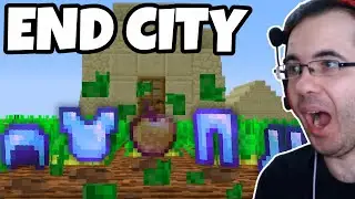END City LOOOOOOOT!! (Oyunun Birinci Saniyesinde Loot Bulduk) | Mineraft Randomizer UHC