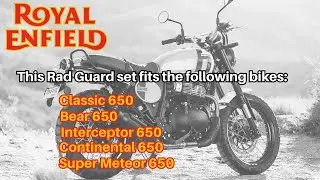 Royal Enfield 650 Radiator, Regulator & Oil Filter Guard set