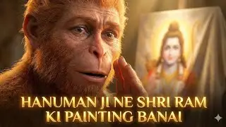 Hanuman Ji ne Shri Ram ki Painting Banai | Bhakti Art Video #BhaktiArt #HanumanJi #ShriRam ❤️❤️❤️❤️