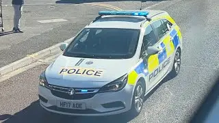 [RETRO STYLE SIREN!] Dorset Police Vauxhall Astra K IRV Responding in Charminster!
