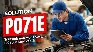 КАК ИСПРАВИТЬ ОШИБКУ P071E OBD II - Ремонт цепи низкого напряжения в цепи переключателя режима тр...