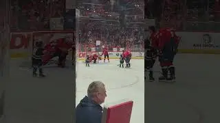 Some wholesome content as Ovechkin is joined by his sons during warmups. #ALLCAPS #Gr8ness