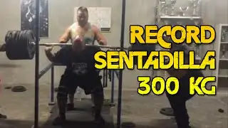 CARLOS DEMATTEY 300KG [661,6LB] SQUAT RECORD - RECORD SENTADILLA - RAW SQUAT RECORD
