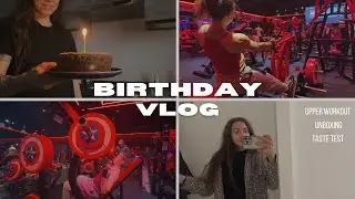 Birthday vlog | UPPER WORKOUT | nuovi gusti di proteine promossi e bocciati