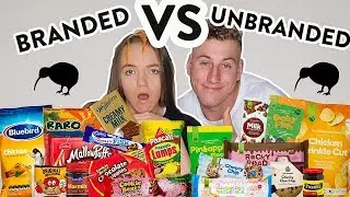 BRANDED VS UNBRANDED FOOD CHALLENGE | NEW ZEALAND FOOD EDITION