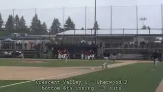 Crescent Valley Raiders vs Sherwood Bowmen 2013 Baseball Playoffs