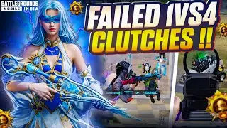 Crazy failed movement 🥵in Bgmi | solo vs squad clutches | Bgmi 