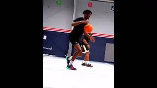Isaac Abidde training at Carolina Factory
