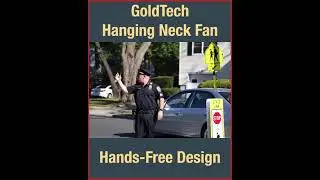 Hanging Neck Fan - Portable - Hand Free - USB Rechargeable