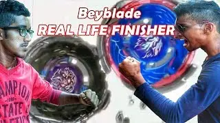 BEYBLADE FINISHER MOVES IN REAL LIFE | DESI BOYS |