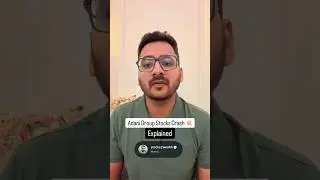 Adani Group Stocks Crash Explained | US SEC Case