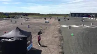 Pole Position Qualifying run FormulaG Santa Pod