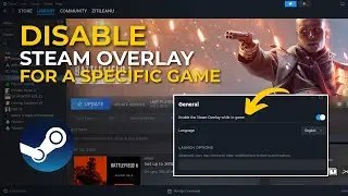 Как отключить оверлей Steam для определенных игр