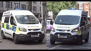 Metropolitan Police / 2018 Ford Transit Custom / Cell Van / Responding Twice