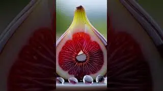 ASMR Glass Fig | Satisfying Cutting Sounds | Crisp ASMR