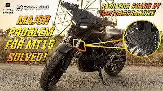 Yamaha MT15 radiator guard installation | Motoaggrandize |  Upgrade with the best