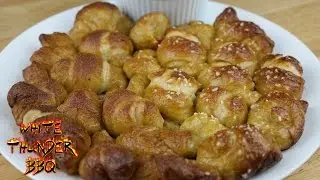 Pizza Dough Soft Pretzels Recipe | Cast Iron Pretzels | White Thunder BBQ