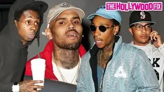 Lil Wayne, Chris Brown, Wiz Khalifa, T.I. & Welven Da Great Pull Up To Party At 'Ace Of Diamonds'
