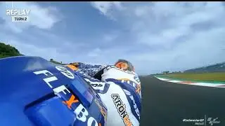 Aron Conet Crash Free Practice In Mandalika GP Series