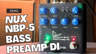 Nux NBP-5 Melvin Lee Davis bass preamp and DI lyd demo